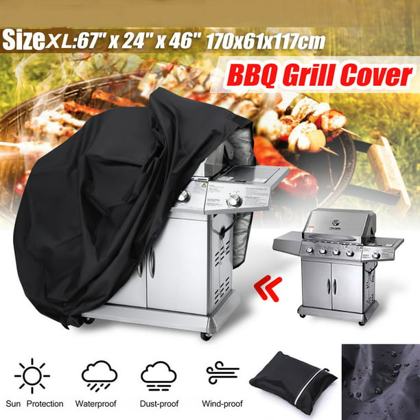 BBQ Cover Heavy Duty Waterproof Rain Gas Barbeque Grill Garden Protector M/L/XXL